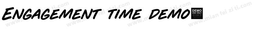 Engagement time demo字体转换